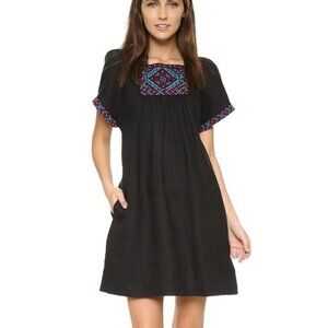 Madewell Wander Embroidered Linen Dress – Size L